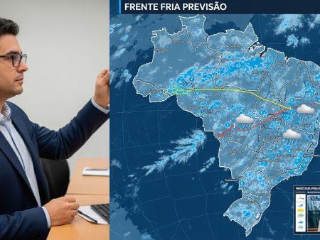 Frente fria previsão reshapes Brazil weather outlook in coming days