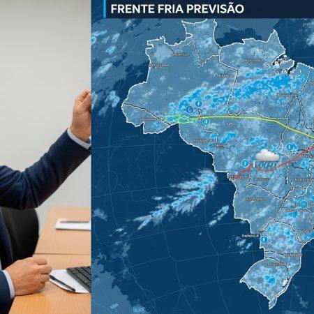 Frente fria previsão reshapes Brazil weather outlook in coming days