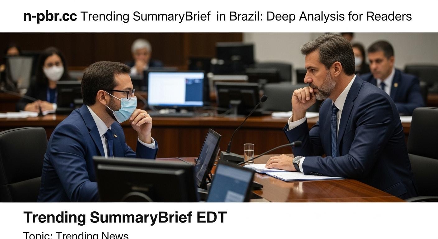 Brazilian newsroom analyzing Trending SummaryBrief EDT trends