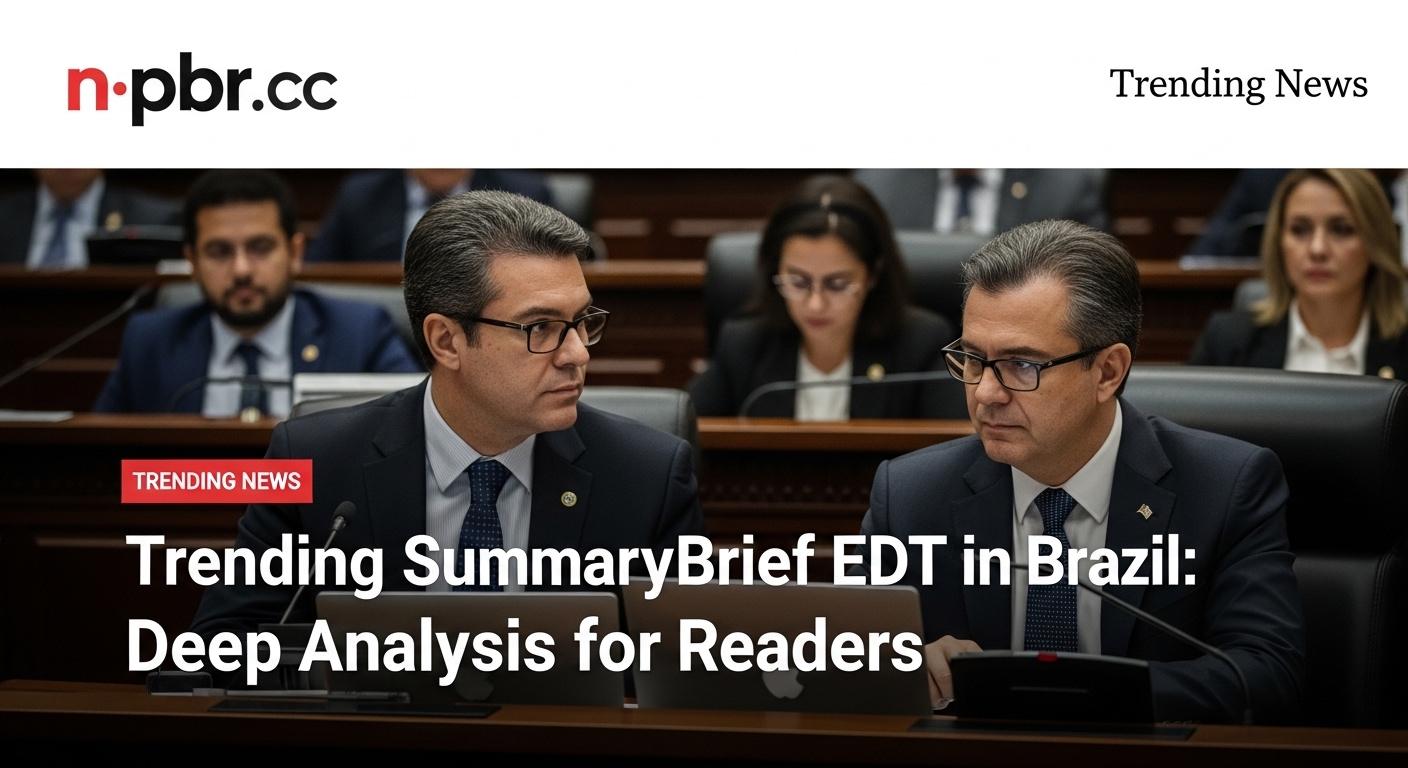 Brazilian newsroom analyzing Trending SummaryBrief EDT trends