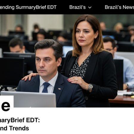 Trending SummaryBrief EDT: Brazil’s News Pulse and Trends