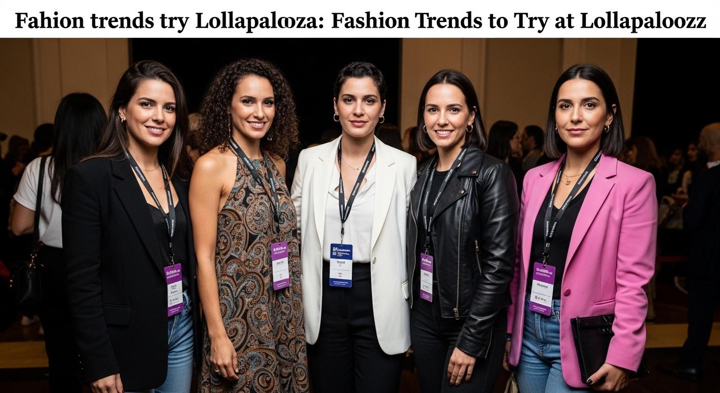 Festival-goers at Lollapalooza Brazil 2026 wearing bright denim, neon accessories, and sun-ready outfits