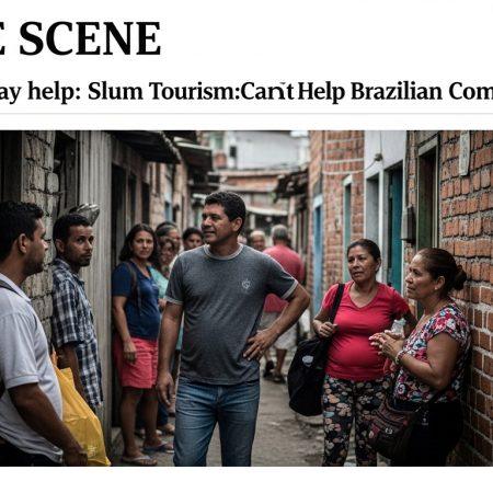 Slum tourism way help: Slum Tourism: Can It Help Brazilian Communiti