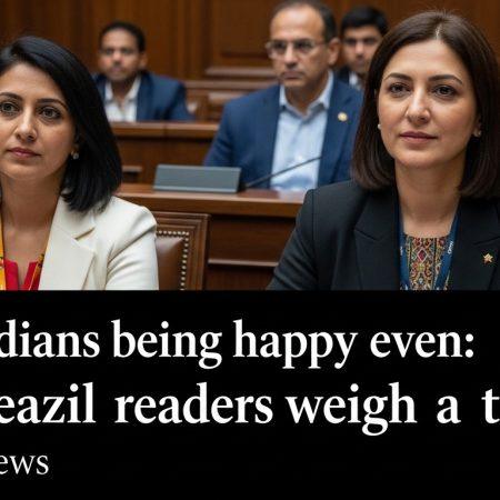 Indians being happy even: Brazil readers weigh a trend