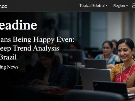 Indians Being Happy Even: A Deep Trend Analysis for Brazil