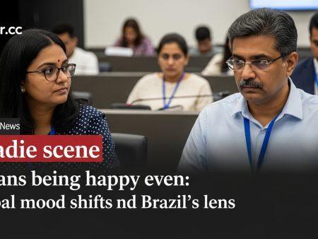 Indians being happy even: Global mood shifts and Brazil’s lens