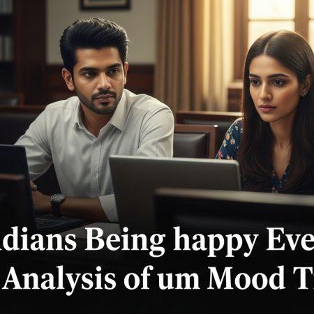 Indians Being Happy Even: A Deep Analysis of a Mood Trend