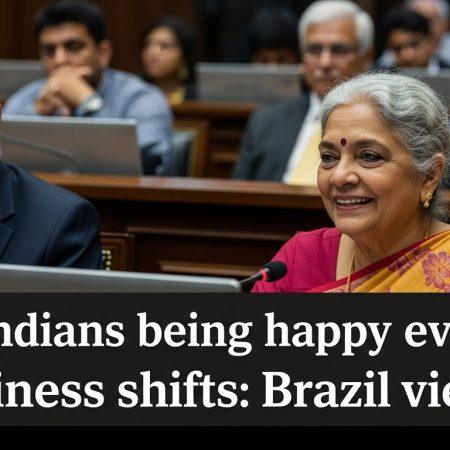 Indians being happy even as happiness shifts: Brazil view